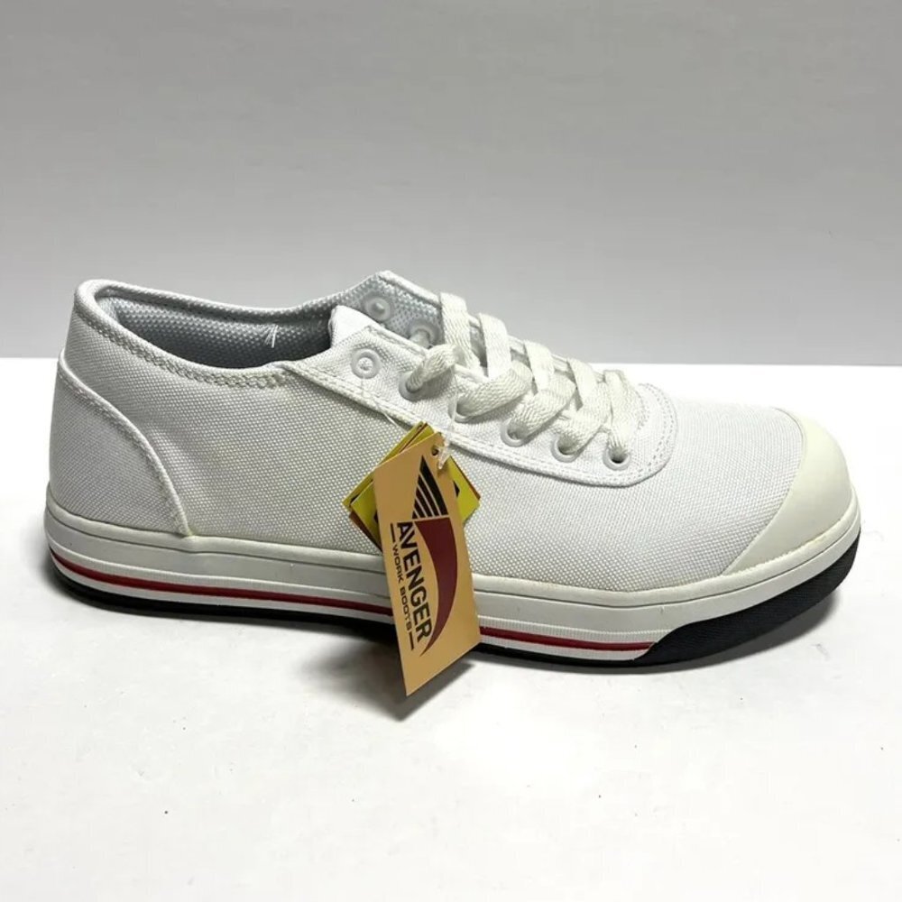 Avenger Mens A127 Blade Sneaker White Size 7.5 M